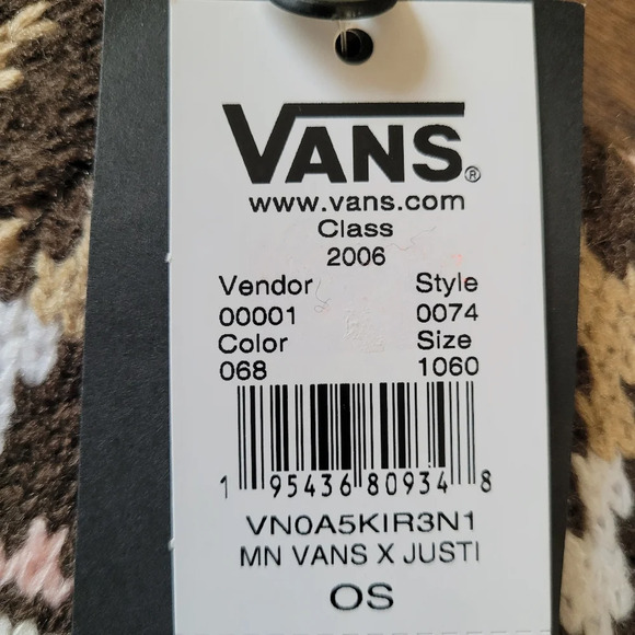 Vans Henry MN Vans X Justin Henry Knit Beanie Hat Size One Size NEW with Tags - Picture 5 of 5